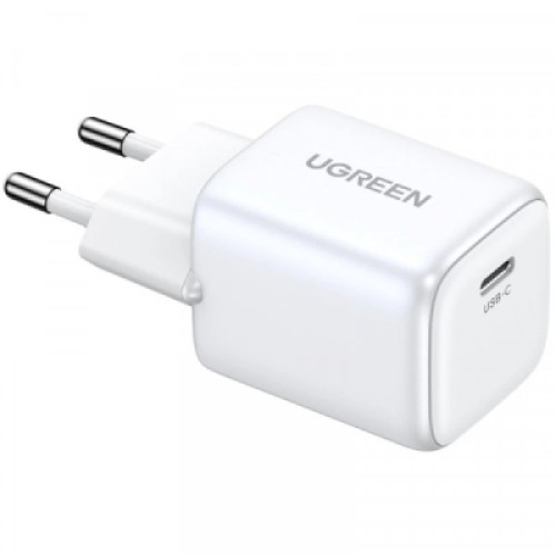 Зарядное устройство Ugreen CD319 Nexode Mini USB-C PD30W GaN White (15326)