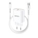 Зарядное устройство Armorstandart AR012 Basic USB 24W + cable USB to USB-C White (ARM69893)