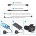 Микрофон Puluz PULUZ 2 TX + 1 RX Wireless black (PU3154B)