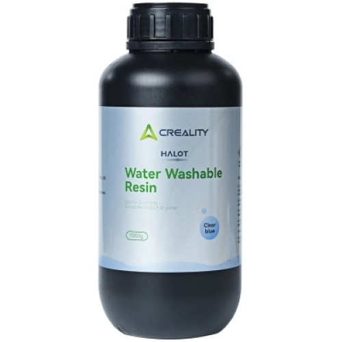 Фотополимерная смола Creality HALOT Water Washable Resin 1kg, blue transparent (3302010055)