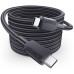 Дата кабель USB-C to USB-C 0.9m 240W nylon 310 black Anker (A81D5H11)
