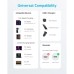 Дата кабель USB-C to USB-C 1.8m nylon 322 black Anker (A81F6G11)