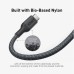 Дата кабель USB-C to USB-C 0.9m 140W bio-nylon 544 black Anker (A80F5H11)
