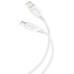 Дата кабель USB-C to Lightning 1.0m 27W braided XO (NBQ236A_White)