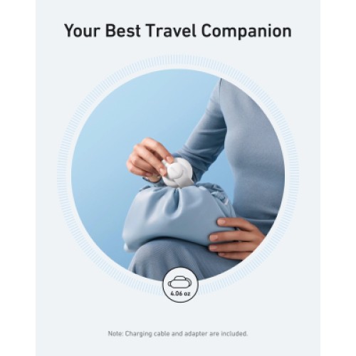 Зарядное устройство Anker MagGo Wireless Charging Pad 15W 3-in-1 Foldable White (B25M8H21)