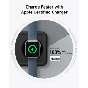 Зарядное устройство Anker MagGo Wireless Charging Station 15W 3-in-1 Pad Black (B25M1311)