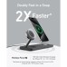 Зарядное устройство Anker MagGo Wireless Charging Station 15W 3-in-1 Pad Black (B25M1311)