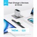 Зарядное устройство Anker Laptop GaN 140W 3xUSB-C PD3.1 + USB-A + display + cable Silver (B2697G41)