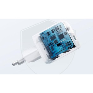 Зарядное устройство Anker PowerPort 323 33W USB-C + USB-C White (A2331G21)