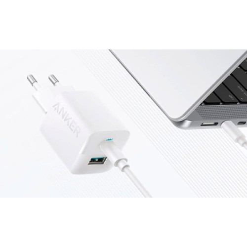 Зарядное устройство Anker PowerPort 323 33W USB-C + USB-C White (A2331G21)