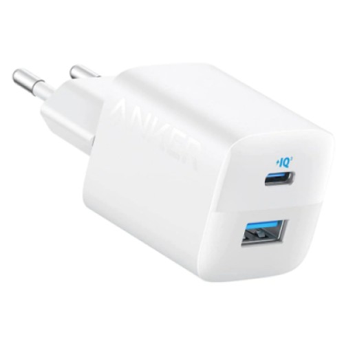 Зарядное устройство Anker PowerPort 323 33W USB-C + USB-C White (A2331G21)