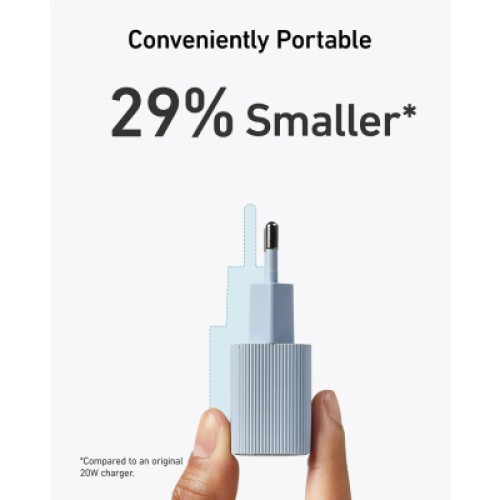 Зарядное устройство Anker PowerPort 511 Nano IV 30W USB-C White (A2337G21)