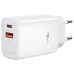 Зарядное устройство XO CE16 67.5W USB-C PD45W + USB-A QC 22.5W White (CE16_White)