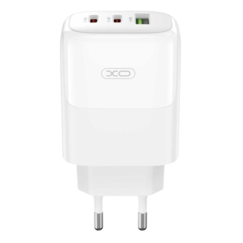 Зарядное устройство XO L139 83W 2xUSB-C PD65W + USB-A QC18W White (L139_White)