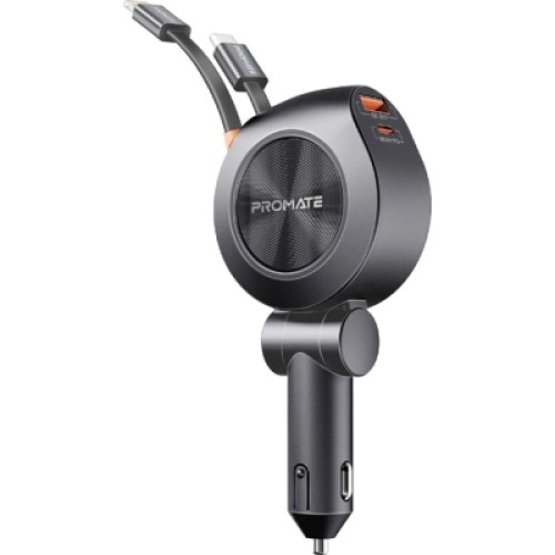 Зарядное устройство Promate USB-C + USB-A + cable USB-C + Lightning (drivegear-r2)