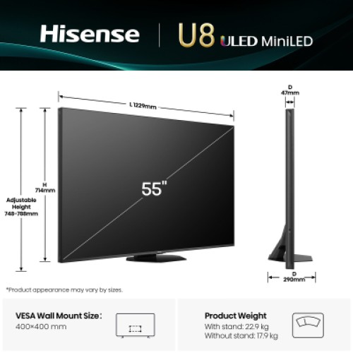 Телевизор Hisense 55U8Q