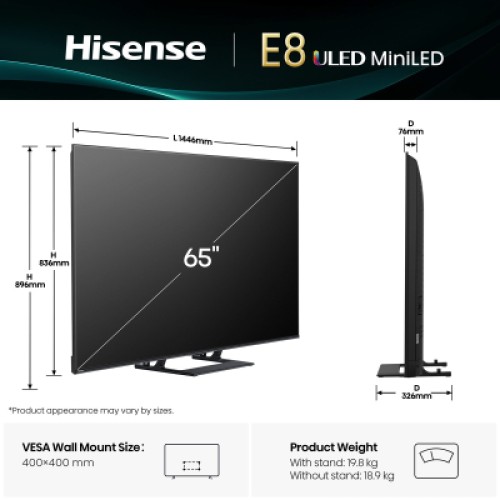 Телевизор Hisense 65E8Q