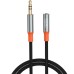 Кабель мультимедийный 3.5mm M to 3.5mm F 1.0m black XO (NB-R269A.black)