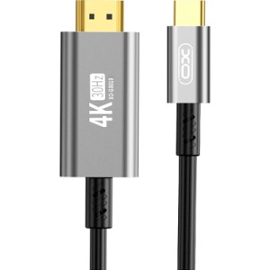 Кабель мультимедийный USB-C to HDMI M 1.8m XO (GB019-CHDMI.tranish)