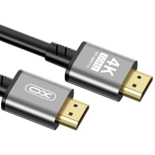 Кабель мультимедийный HDMI M to HDMI M 3.0m V2.0 black XO (GB017A-HDMI.tranish)