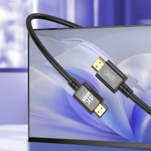 Кабель мультимедийный HDMI M to HDMI M 3.0m V2.0 black XO (GB017A-HDMI.tranish)