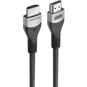 Кабель мультимедійний HDMI M to HDMI M 5.0m V2.1 grey Promate (primelink8k-500.grey)