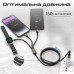 Дата кабель USB-C to Lightning 27W + USB-C 60W + Apple Watch 2.5W 1.5m icharge trio black Promate (icharge-trio.black)