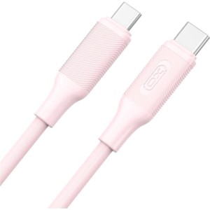 Дата кабель USB-C to USB-C 1.2m pink XO (NB-Q265B-CC.pink)