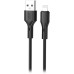 Дата кабель USB 2.0 AM to Lightning 1.0m black XO (NB230-AI.black)