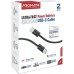 Дата кабель USB-C to USB-C 2.0m 60W PD EcoLine-CC200 black Promate (ecoline-cc200.black)