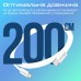 Дата кабель USB-C to USB-C 2.0m 60W PD EcoLine-CC200 white Promate (ecoline-cc200.white)