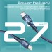 Дата кабель USB-C to Lightning 1.2m 27W PD FletchLink-CI blue Promate (fletchlink-ci.blue)