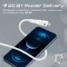 Дата кабель USB-C to Lightning 1.2m 20W PD MFi black Promate (powerline-ci120.white)
