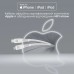 Дата кабель USB-C to Lightning 1.2m 20W PD MFi black Promate (powerline-ci120.white)
