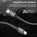 Дата кабель USB-C to USB-C 1.2m 60W PD FletchLink-CC black Promate (fletchlink-cc.black)
