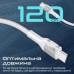 Дата кабель USB-C to USB-C 1.2m 60W PD FletchLink-CC grey Promate (fletchlink-cc.grey)