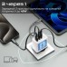 Зарядное устройство Promate powerport-45 2xUSB-C PD + USB-A QC 45W White (powerport-45.white)
