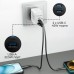 Зарядное устройство Promate powerport-45 2xUSB-C PD + USB-A QC 45W White (powerport-45.white)