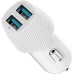 Зарядное устройство Promate voltrip-duo 2xUSB Car Charger 17W White (voltrip-duo.white)