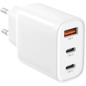 Зарядний пристрій XO L117 2xUSB-C PD45W + 1xUSB-A QC3.0 White (L117.white)