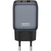 Зарядное устройство XO L154 USB-C PD20W + USB-A QC3.0 Black (L154.black)