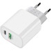 Зарядное устройство XO L64 USB-A + USB-C 18W White (L64.white)