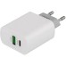Зарядное устройство XO L64 USB-A + USB-C 18W White (L64.white)