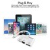 Адаптер Lightning to RJ45 Ethernet + USB 3.0 OTG + Lightning Promate (gigalink-i.white)