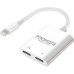 Адаптер Lightning to Lightning 12W + Lightning audio Promate (medialink-i2i)