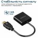 Переходник HDMI to VGA black Promate (prolink-h2v.black)