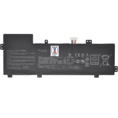 Аккумулятор для ноутбука Asus ZenBook UX510 B31N1534, 4240mAh (48Wh), 3cell, 11.4V, Li-ion AlSoft (A71091)