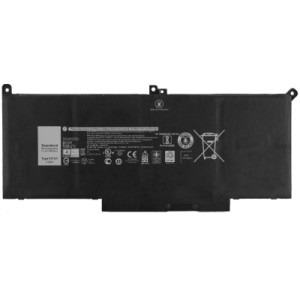 Аккумулятор для ноутбука Dell Latitude 7280 F3YGT, 55Wh (7200mAh), 4cell, 7.6V, Li-Pol AlSoft (A71071)