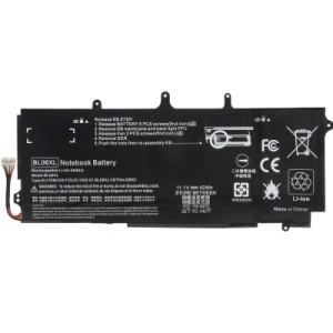 Акумулятор до ноутбука HP EliteBook Folio 1040 G2 BL06XL, 46Wh (4000mAh), 6cell, 11.55V, Li-Pol AlSoft (A71086)