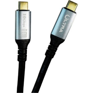 Дата кабель USB-C to USB-C 1.0m 10Gbps 100W black Ultra (UC107-0100)